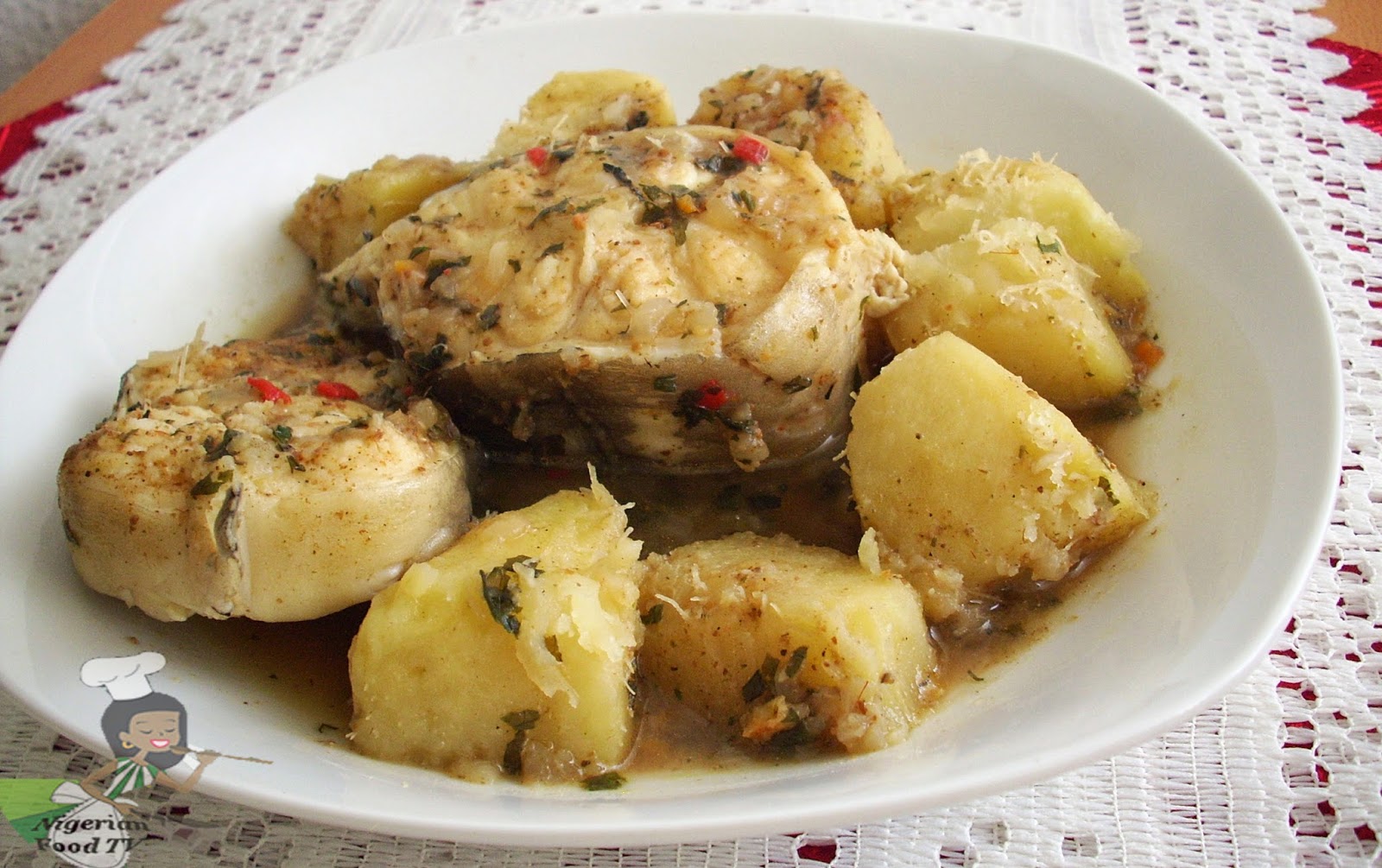 Nigerian Yam and Fresh Fish Pepper Soup